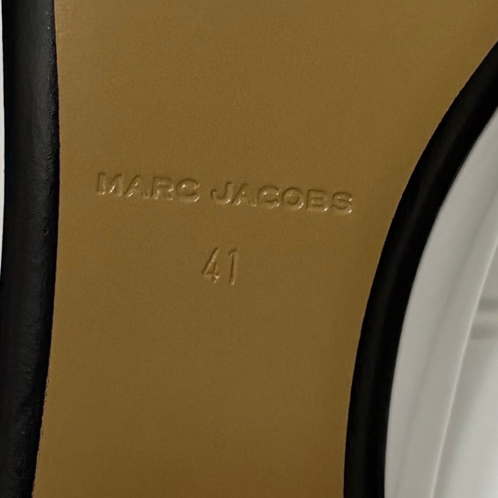 MARC JACOBS The Kat White Ballerina Flat Dress Shoes Womens Size 41 US 11 NEW - Picture 8 of 8